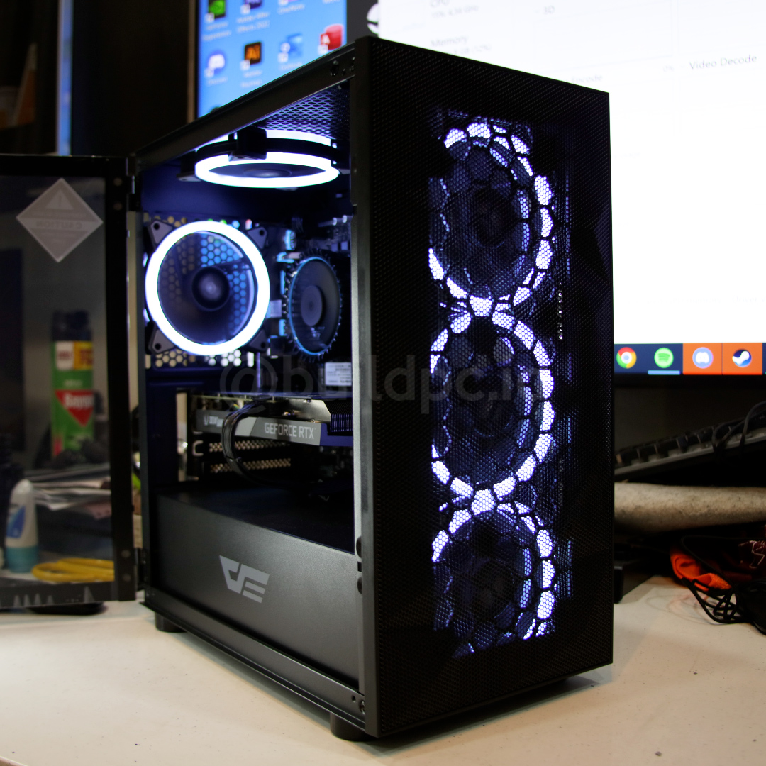 PC PC Gaming RTX 3060 dengan spesifikasi RTX 3060 dan Intel Core i5-12400F