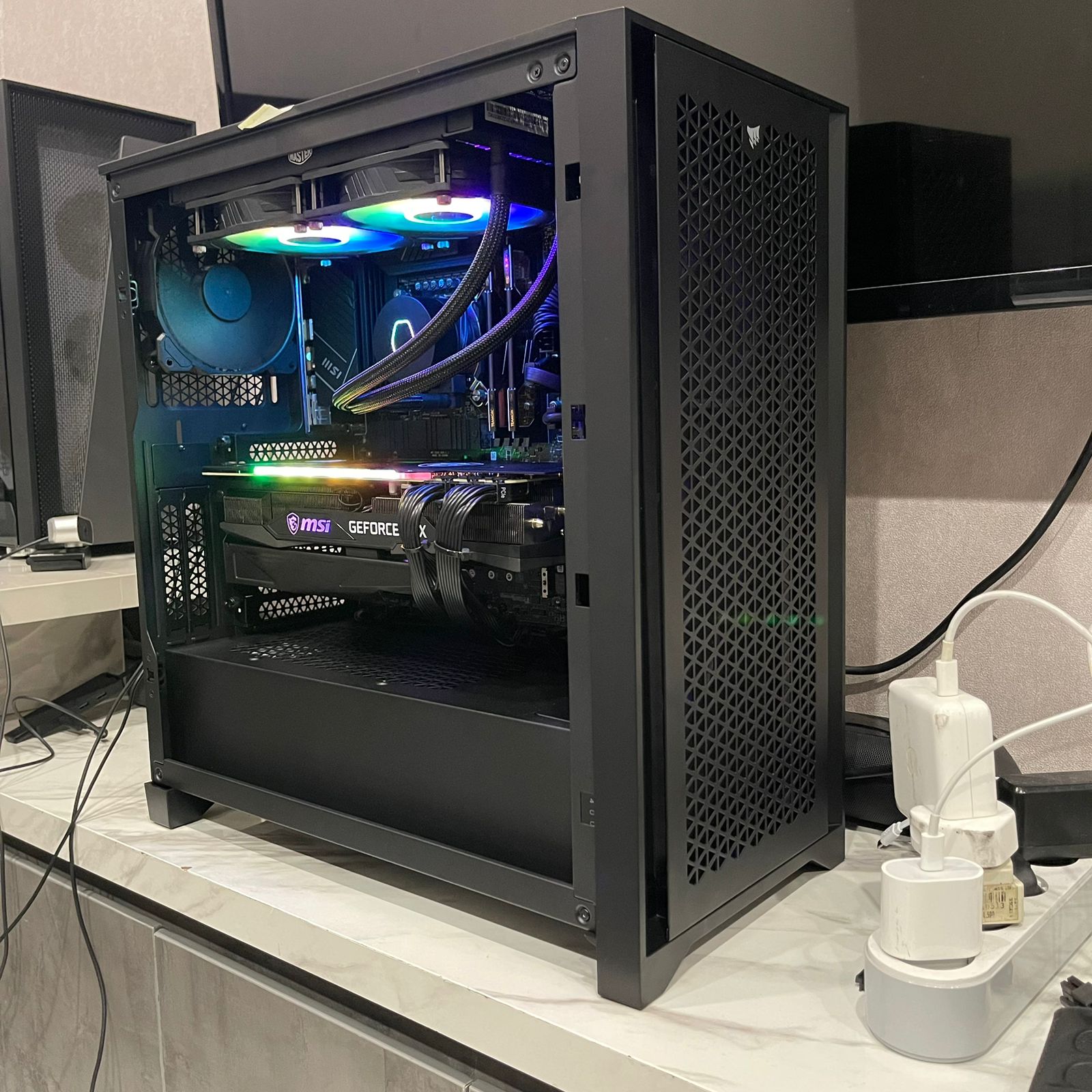 PC PC Gaming RTX 5060 DDR4 dengan spesifikasi RTX 5060 dan Intel Core i5-14400F